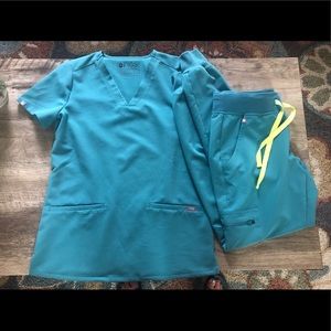 Figs Marine Scrub set XXS/XS